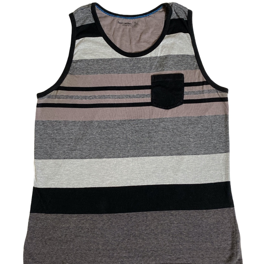 Footlocker Grey & Black Tanktop